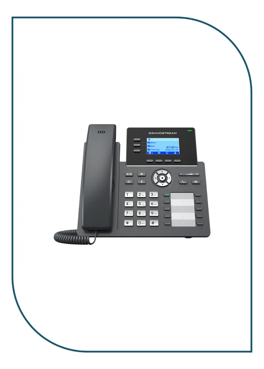 Grandstream GRP2604P IP Phone 6 SIP account ,3 lines - POE GRP2604P