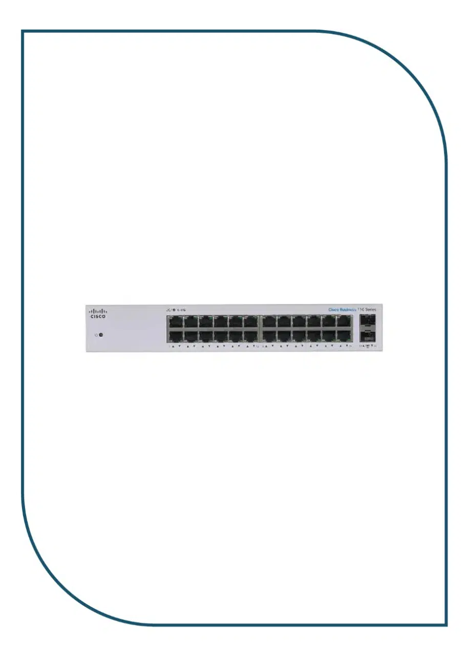 CBS110-24T-EU CBS110 Unmanaged 24-port GE, 2x1G SFP Shared CBS110-24T-EU