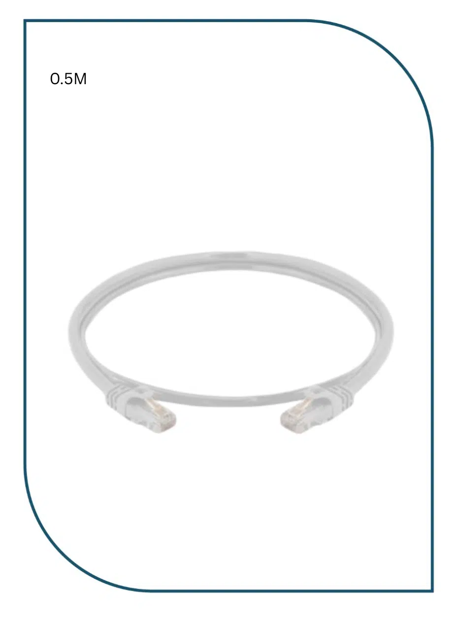 PL-PC-U6-0.5W UNSHIELDED CAT6 PATCH CORD W/ T568B WIRING, 0.5M, LSZH White PL-PC-U6-0.5W UNSHIELDED CAT6 PATCH CORD W/ T568B WIRING, 0.5M, LSZH White