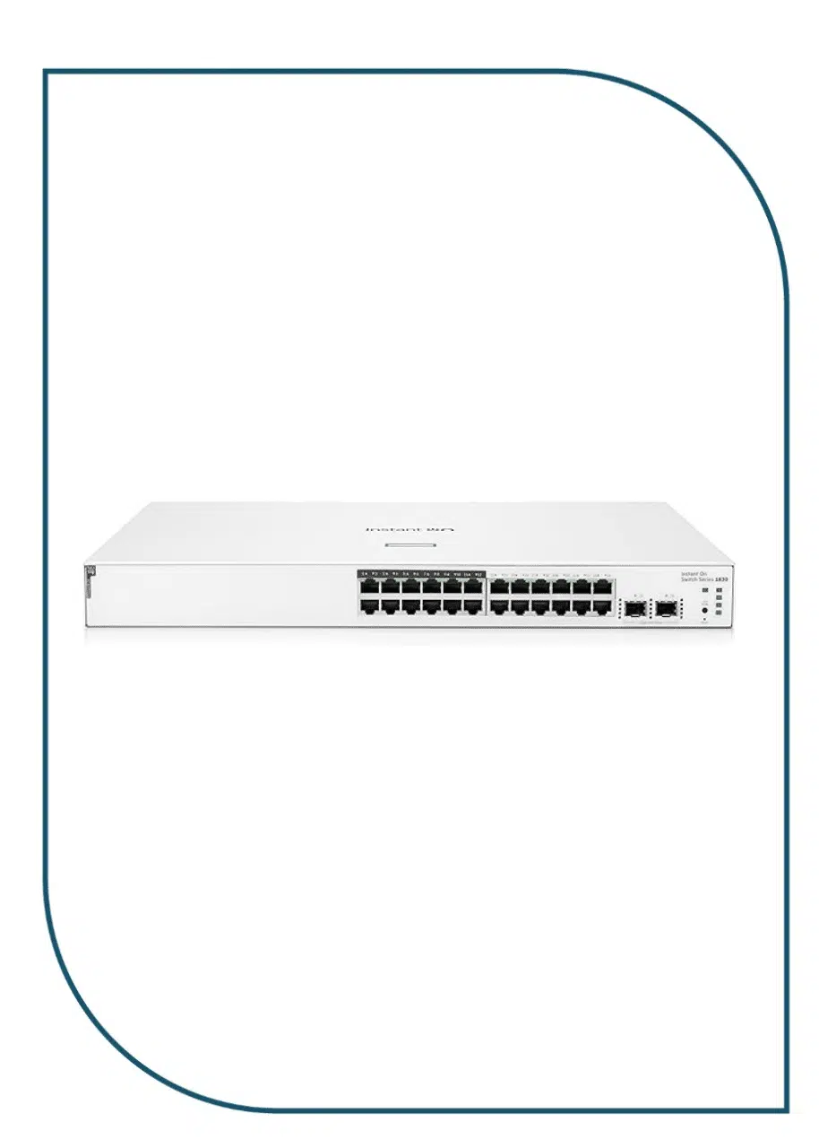 HPE JL813A Networking Instant On Switch 24p Gigabit CL4 PoE 2p SFP 195W 1830 JL813A