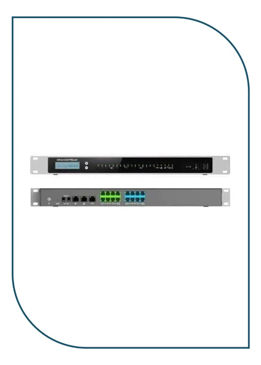 Grandstream IPPBX, 8 FXO, 8 FXS, 1500 Users, 200 Concurrent Calls (UCM6308A) UCM6308A