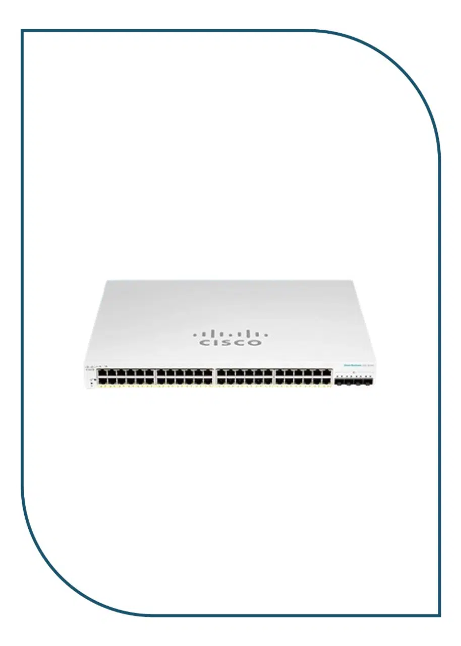 Cisco CBS220 Smart 48-port GE, PoE, 4x10G SFP+ (CBS220-48P-4X-EU) CBS220-48P-4X-EU