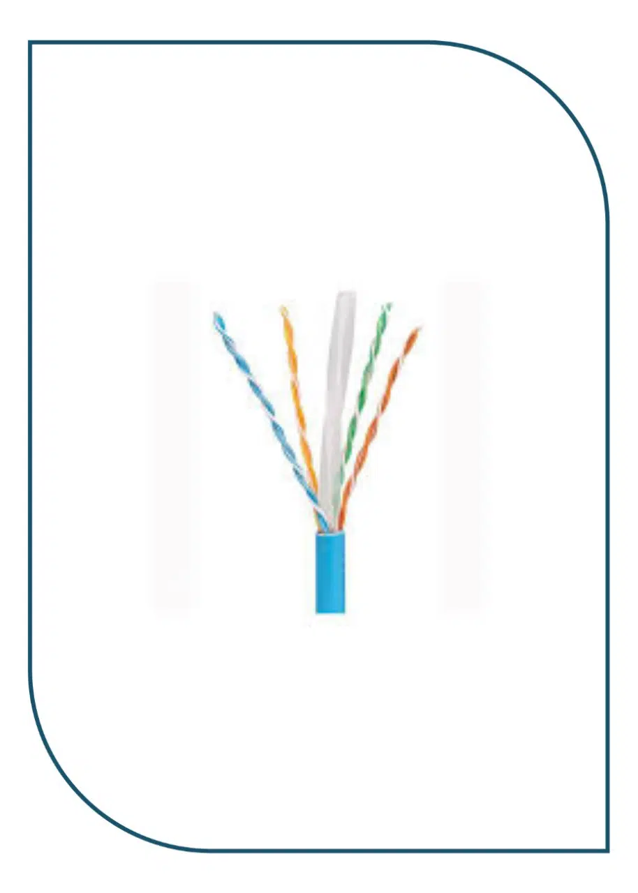 Panduit (PUL6004WH-FE) CAT. 6 U/UTP CABLE TX6000 LSZH 75C , 4 PR/23 AWG , White , RIB PUL6004WH-FE
