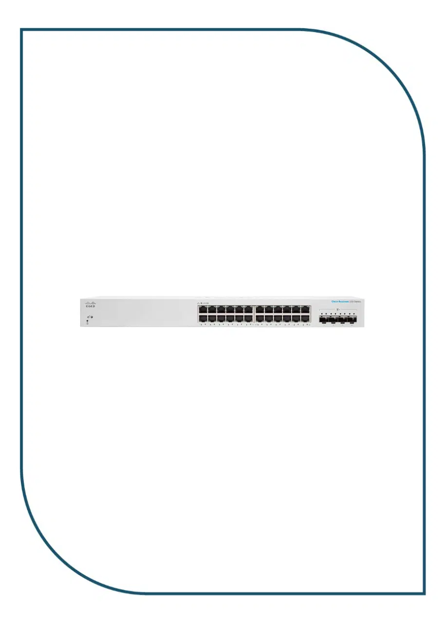 Cisco (CBS220-24T-4G-EU) CBS220 Smart 24-port GE, 4x1G SFP+ CBS220-24T-4G-EU