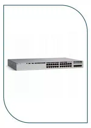 Cisco (C9300L-24P-4G-E) Catalyst 9300 24-port fixed uplinks PoE+, 4X1G uplinks, Network Essentials C9300L-24P-4G-E