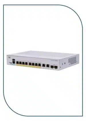 Cisco (CBS350-8FP-2G) Managed Switch | 8 Port GE | Full PoE | 2x1G Combo CBS350-8FP-2G-EU