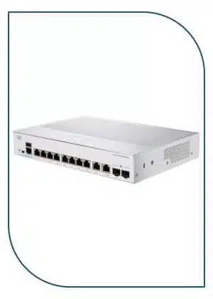Cisco (CBS350-8P-2G) Managed Switch | 8 Port GE | PoE | 2x1G Combo CBS350-8P-2G