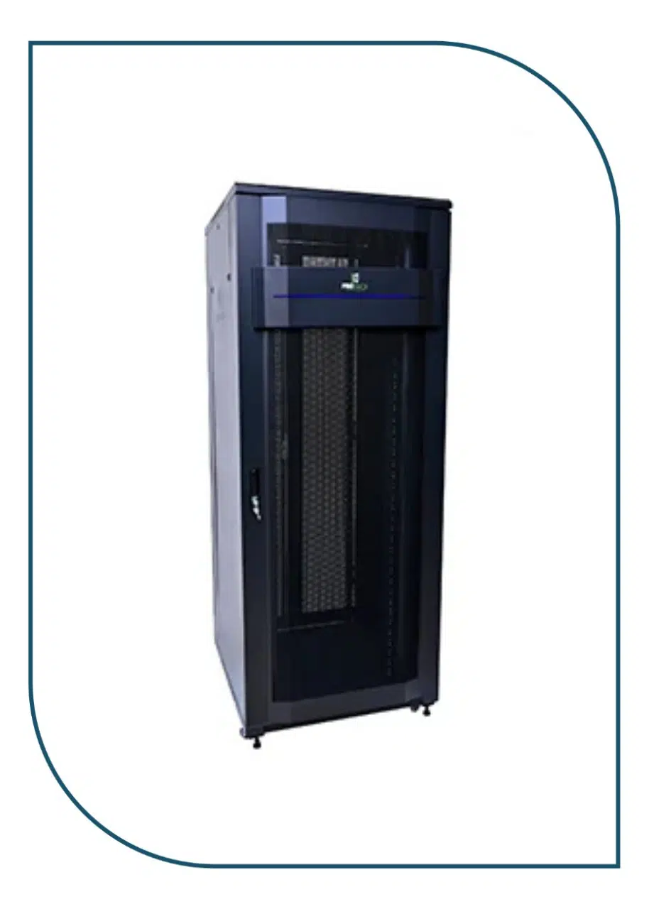 ProRack 42U 800*800 Standing server rack with Vented door, 4 fans, 1 shelf and 1 PDU 8 outlet (PR-FV8842) PR-FV8842