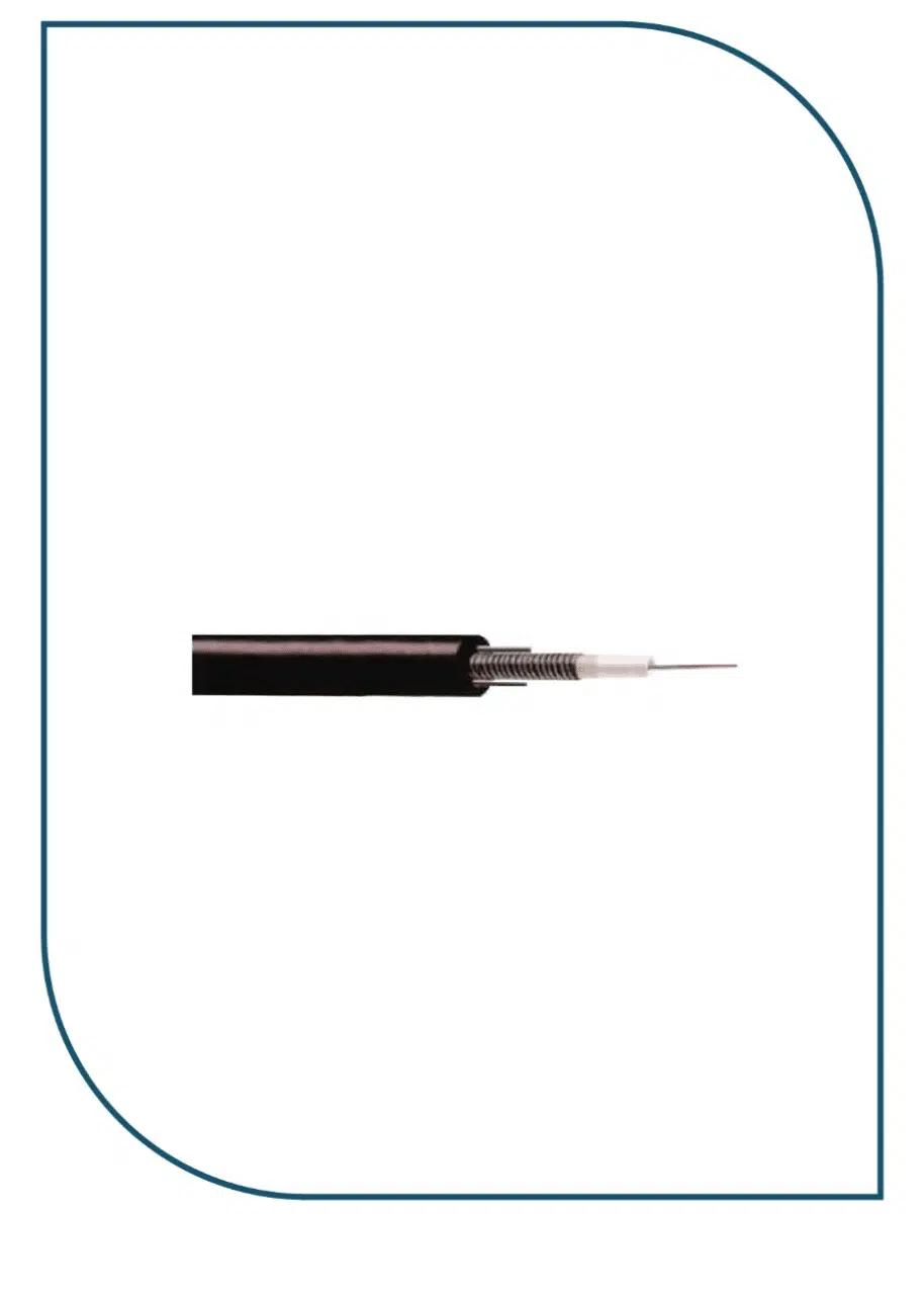 Premium Line FO 267123024 OD Cable, Unitube, Steel Armored w/Two Steel Wire Strength Members, SM 9/125, 24C, PE Premium Line FO 267123024 OD Cable, Unitube,