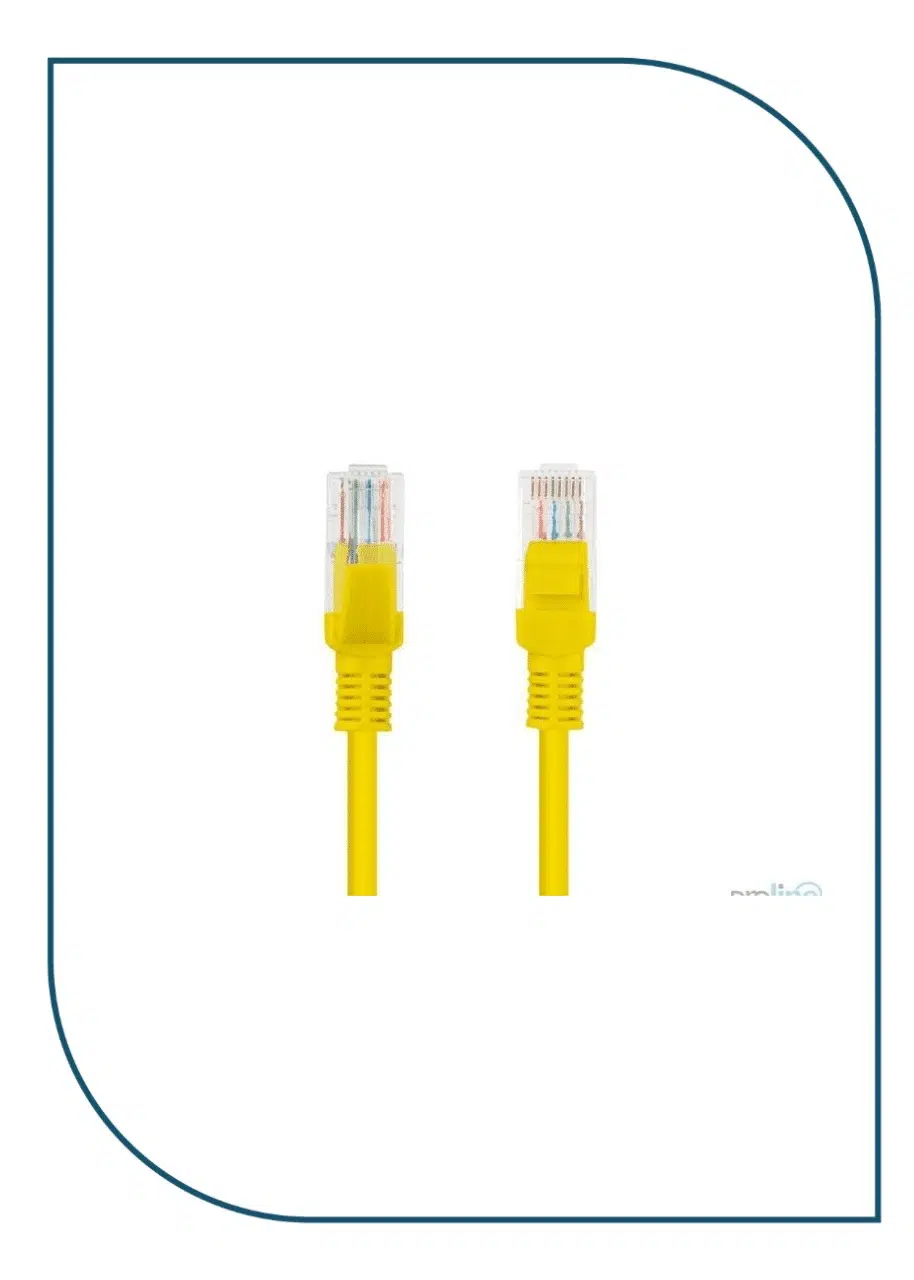 ProLink (PL-PC-U6-5Y) UNSHIELDED CAT6 PATCH CORD W/ T568B WIRING, 5M, LSZH Yellow PL-PC-U6-5Y