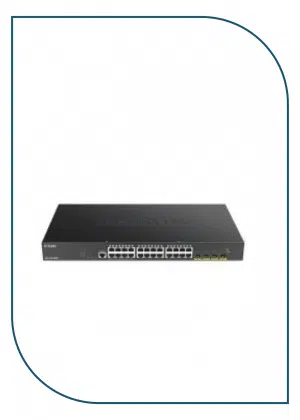 TL-SL1218P 16-Port 10/100 Mbps + 2-Port Gigabit Rackmount Switch with 16-Port PoE+ TL-SL1218P