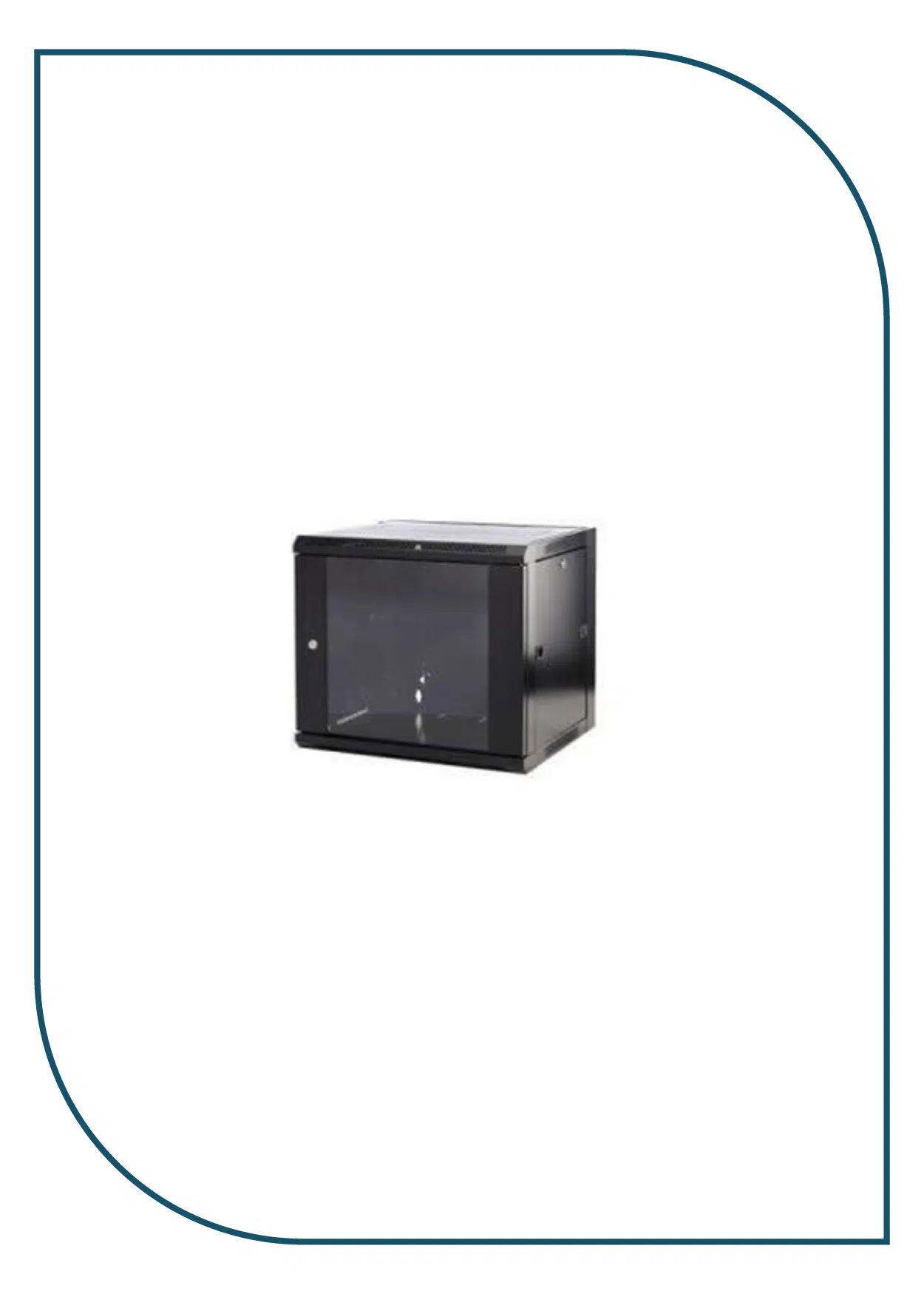 D-LINK WALL MOUNT RACK 6U 600*450 WITH 1 FAN , 1 SHLIF (NWR-6U-6045- BL-GL) NWR-6U-6045- BL-GL