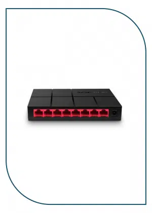 MERCUSYS 8-Port 100/1000Mbps Desktop Ethernet Switch/Hub MS108G