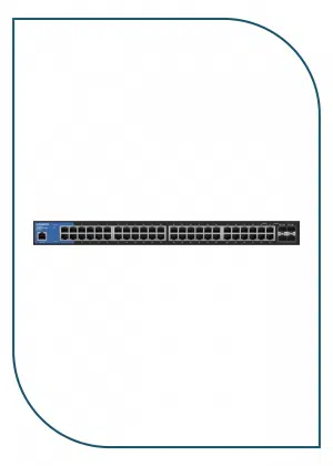 LGS352C 48-Port Managed Gigabit Ethernet Switch with 10G SFP+ LGS352C