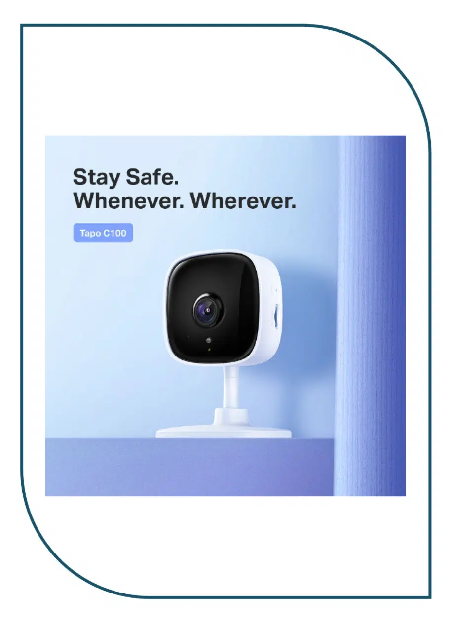 Tapo C100 New Home Security Wi-Fi Camera Tapo c100
