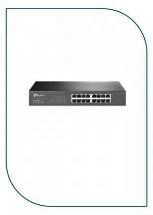 TP-LINK 16 PORT GIGABIT DESKTOP/RACKMOUNT UNMANAGED SWITCH TL-SG1016D