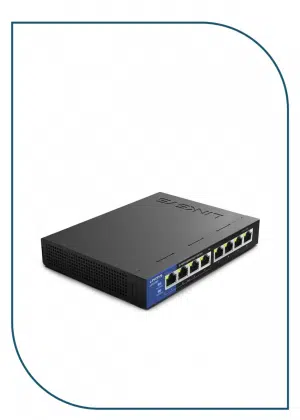 LGS108P-UK Switch - 8 Port Gigabit PoE+ LGS108P-UK