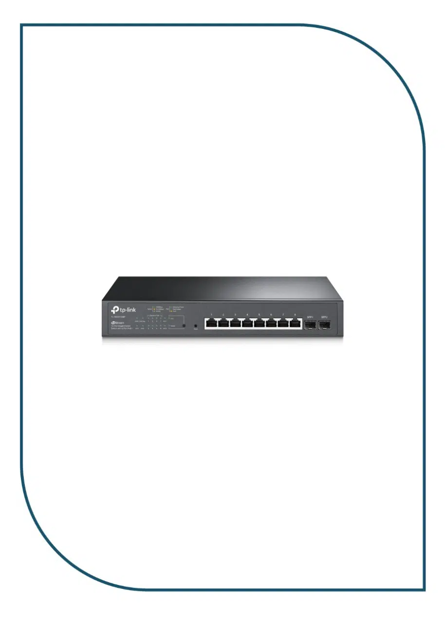 TP-Link (TL-SG2210MP) JetStream 10-Port Gigabit Smart Switch with 8-Port PoE+ TL-SG2210MP