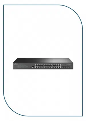 TP-Link TL-SG3428X JetStream 24-Port Gigabit L2+ Managed Switch with 4 10GE SFP+ Slots TL-SG3428X