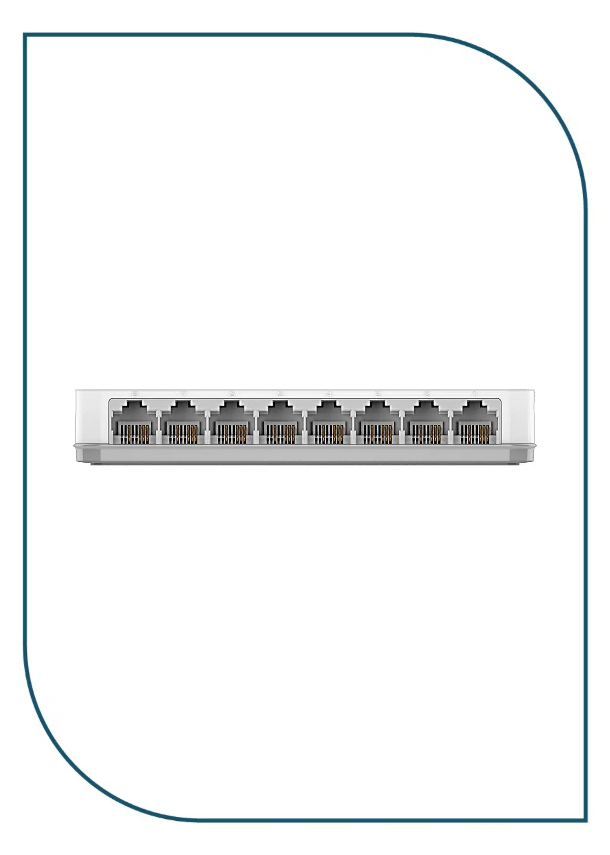 DES-1008C 8-Port 10/100 Mbps Unmanaged Switch DES-1008C