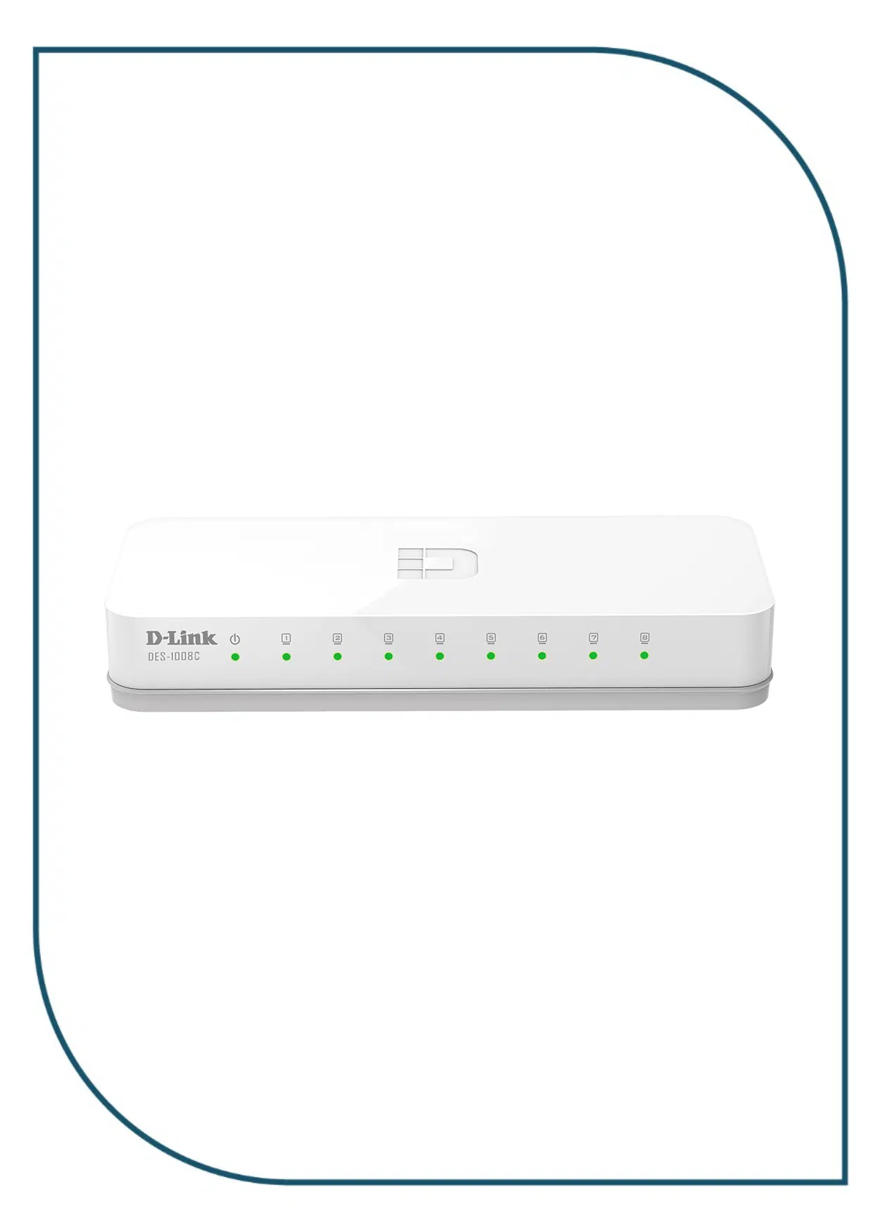 DES-1008C 8-Port 10/100 Mbps Unmanaged Switch DES-1008C