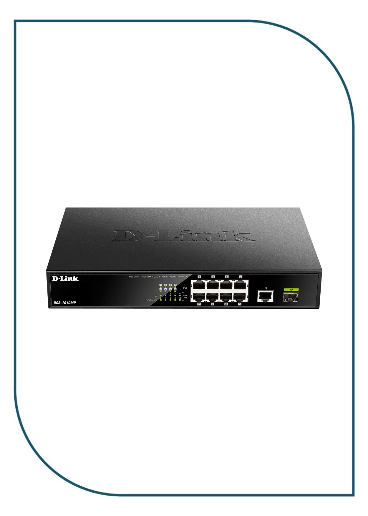 DGS-1010MP 10-Port Gigabit PoE Switch DGS-1010MP