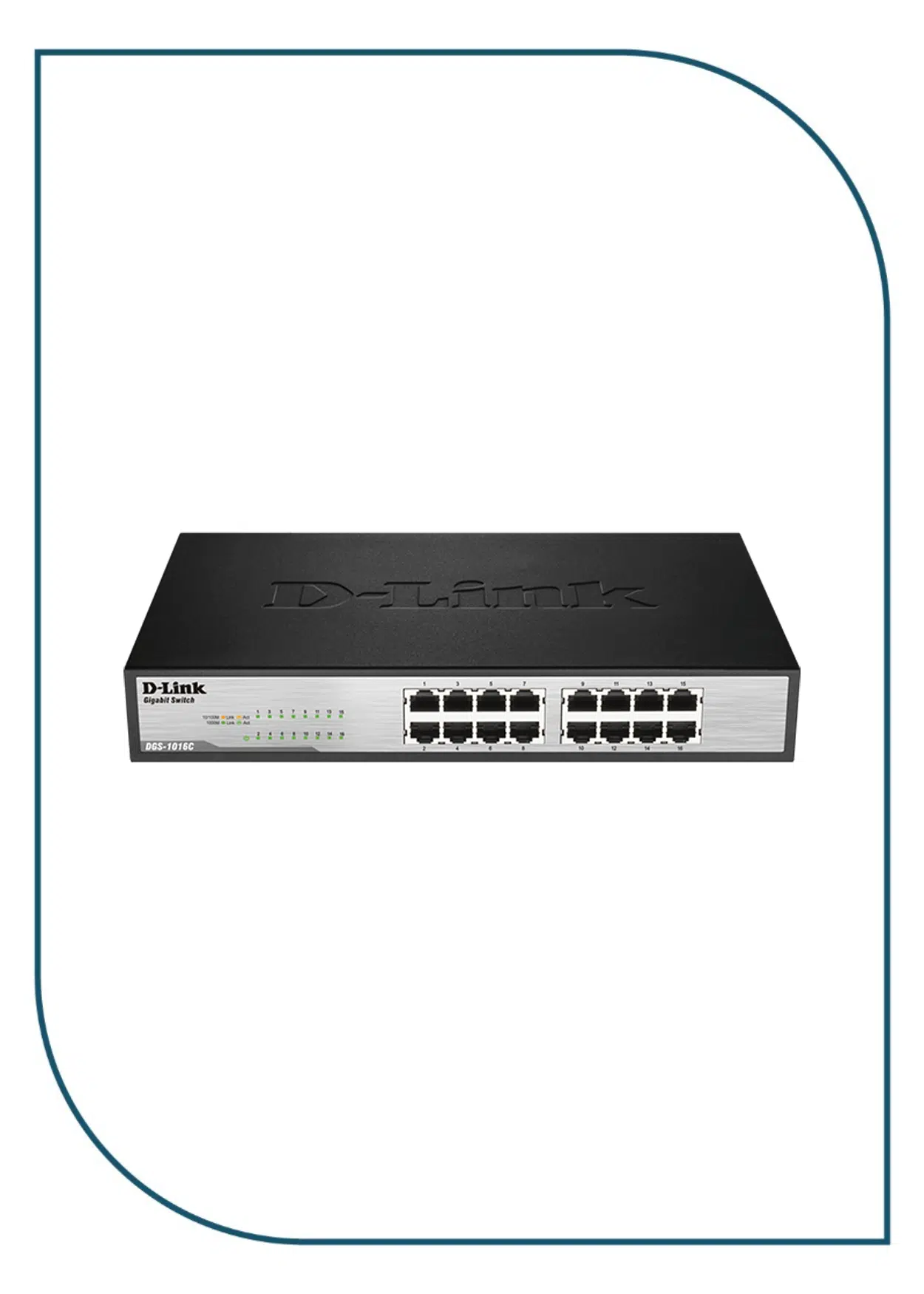 DGS-1016C 16-Port Gigabit Unmanaged Switch DGS-1016C