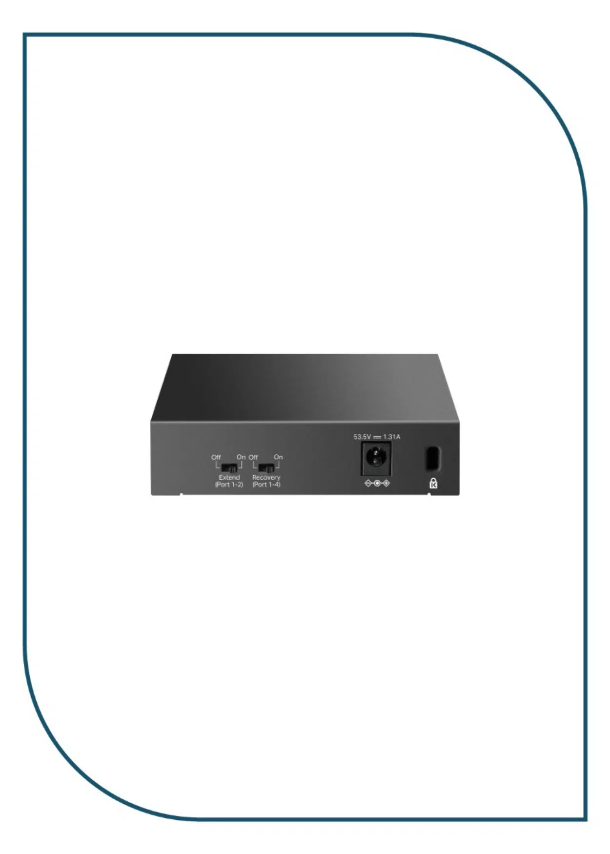5-Port Gigabit Desktop Switch with 4-Port PoE+ LS105GP