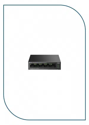 5-Port Gigabit Desktop Switch with 4-Port PoE+ LS105GP