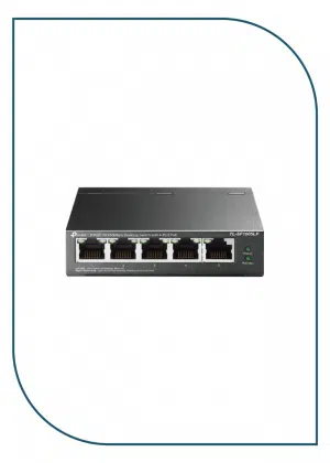 5-Port 10/100Mbps Desktop PoE Switch with 4-Port PoE TL-SF1005LP