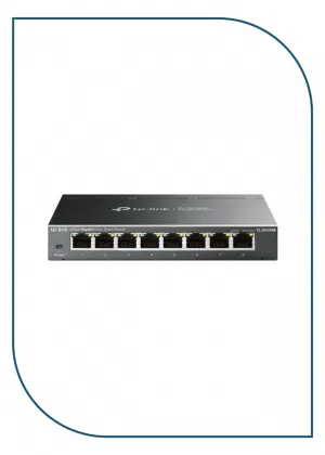 TP-Link (TL-SG108E) 8-Port Gigabit Easy Smart Switch TL-SG108E