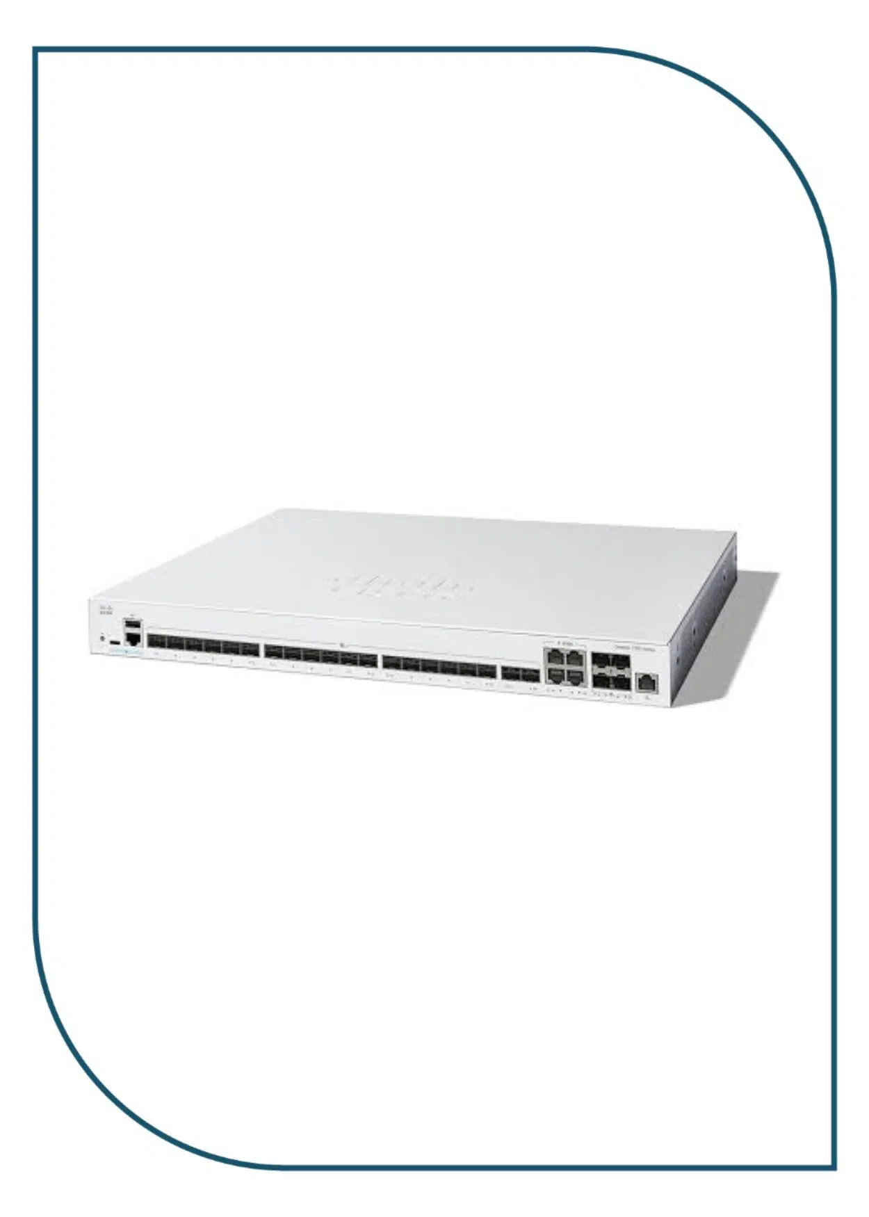Cisco Catalyst 1300-24XS Managed Switch, 24-port SFP+, 4x10GE Shared,(C1300-24XS) C1300-24XS