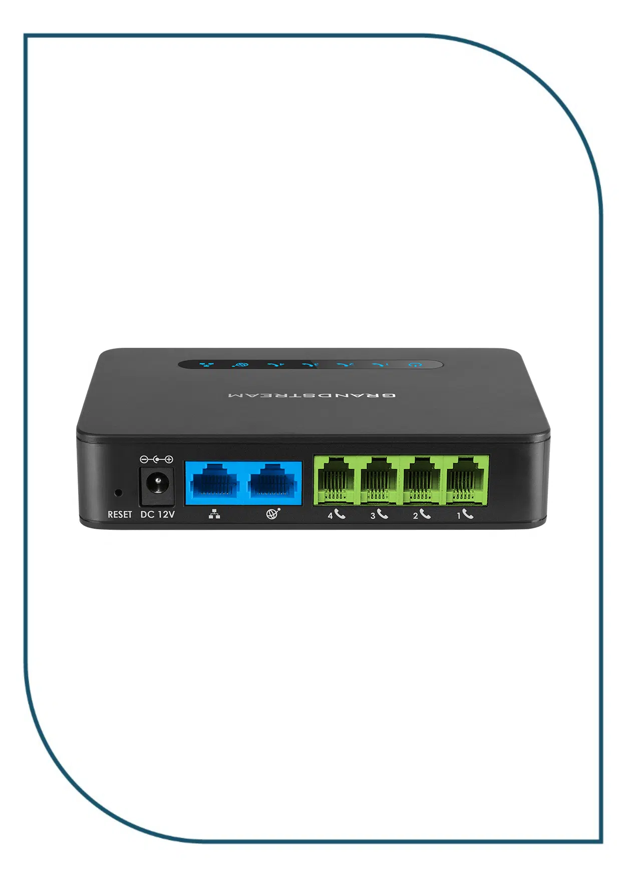 Grandstream 4-Port FXS Gateway with Gigabit NAT Router (HT814) HT814 (1)