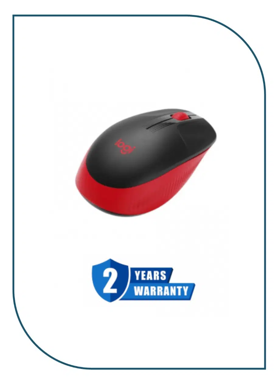 Logitech® M190 Full-size wireless mouse - RED - EMEA Logitech M190 wireless mouse