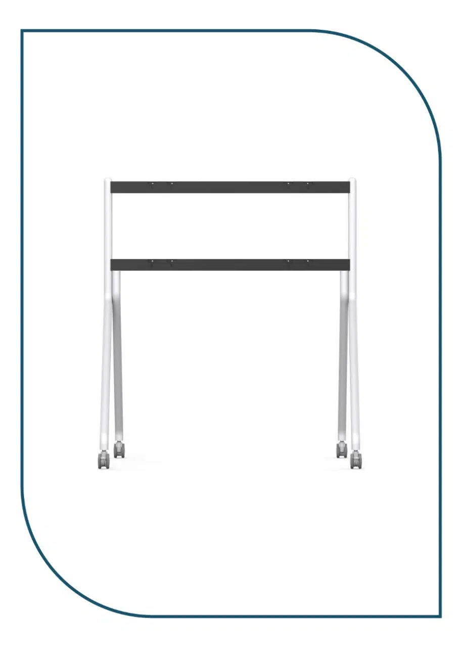 HUAWEI Ideahub White Rolling Stand II (65/75/86 inches) Floor Stand for IdeaHub Interactive Panels Rolling Stand Bracket