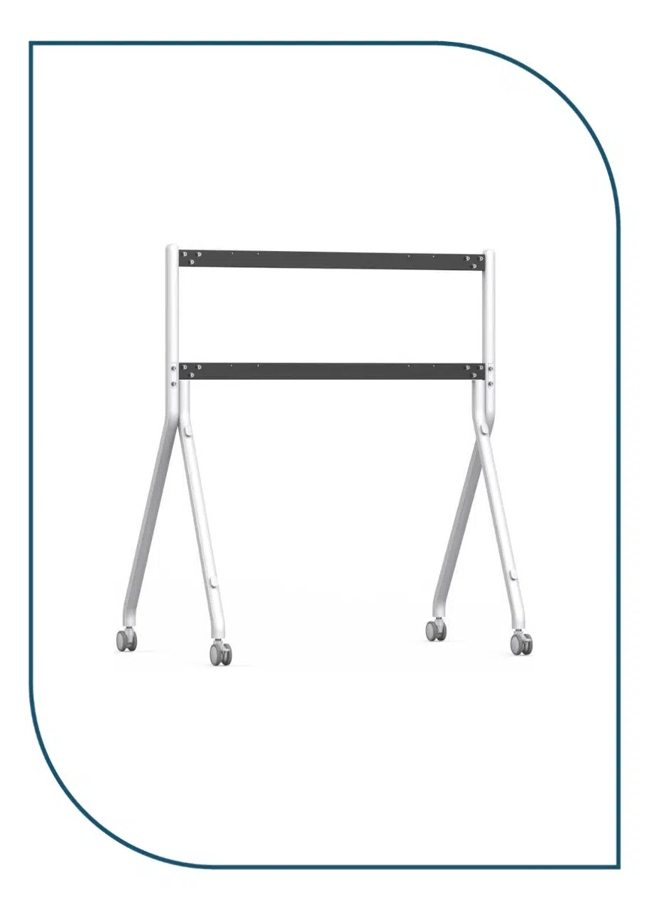HUAWEI Ideahub White Rolling Stand II (65/75/86 inches) Floor Stand for IdeaHub Interactive Panels Rolling Stand