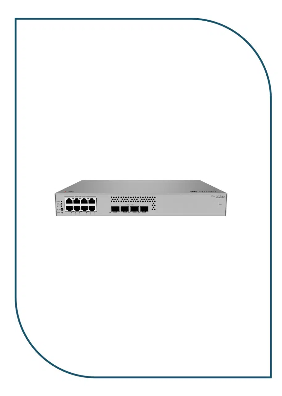 Huawei Layer 2 Smart Managed Switch, 8 ports, PoE+, 4 x 2.5GE SFP ports (S220S-8P4J) S220S-8P4J