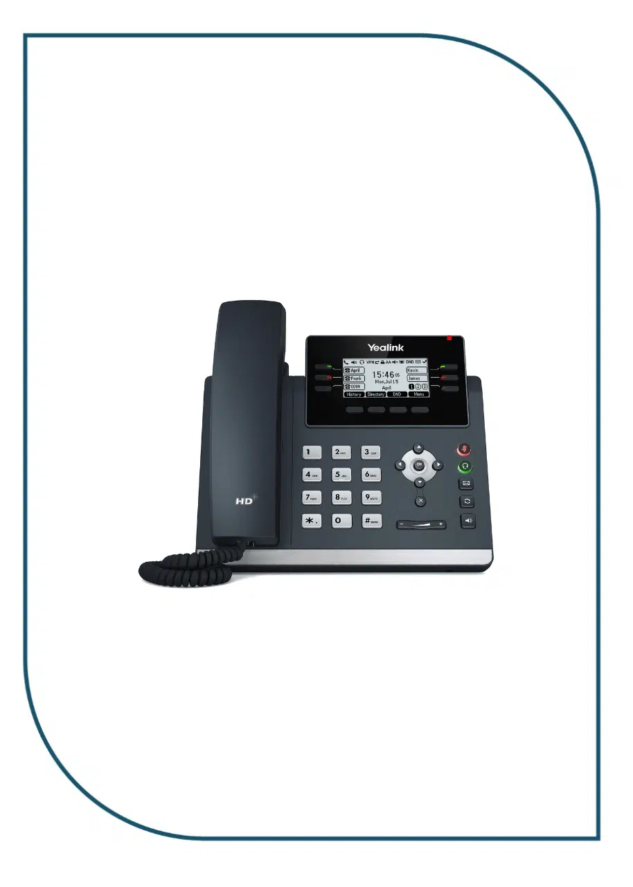Yealink SIP-T43U IP Phone (without PSU) SIP-T43U
