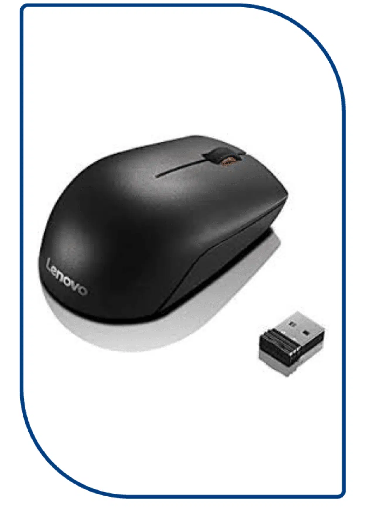 Lenovo 300 Wireless Mouse - Black (GX30K79401) GX30K79401 (3)