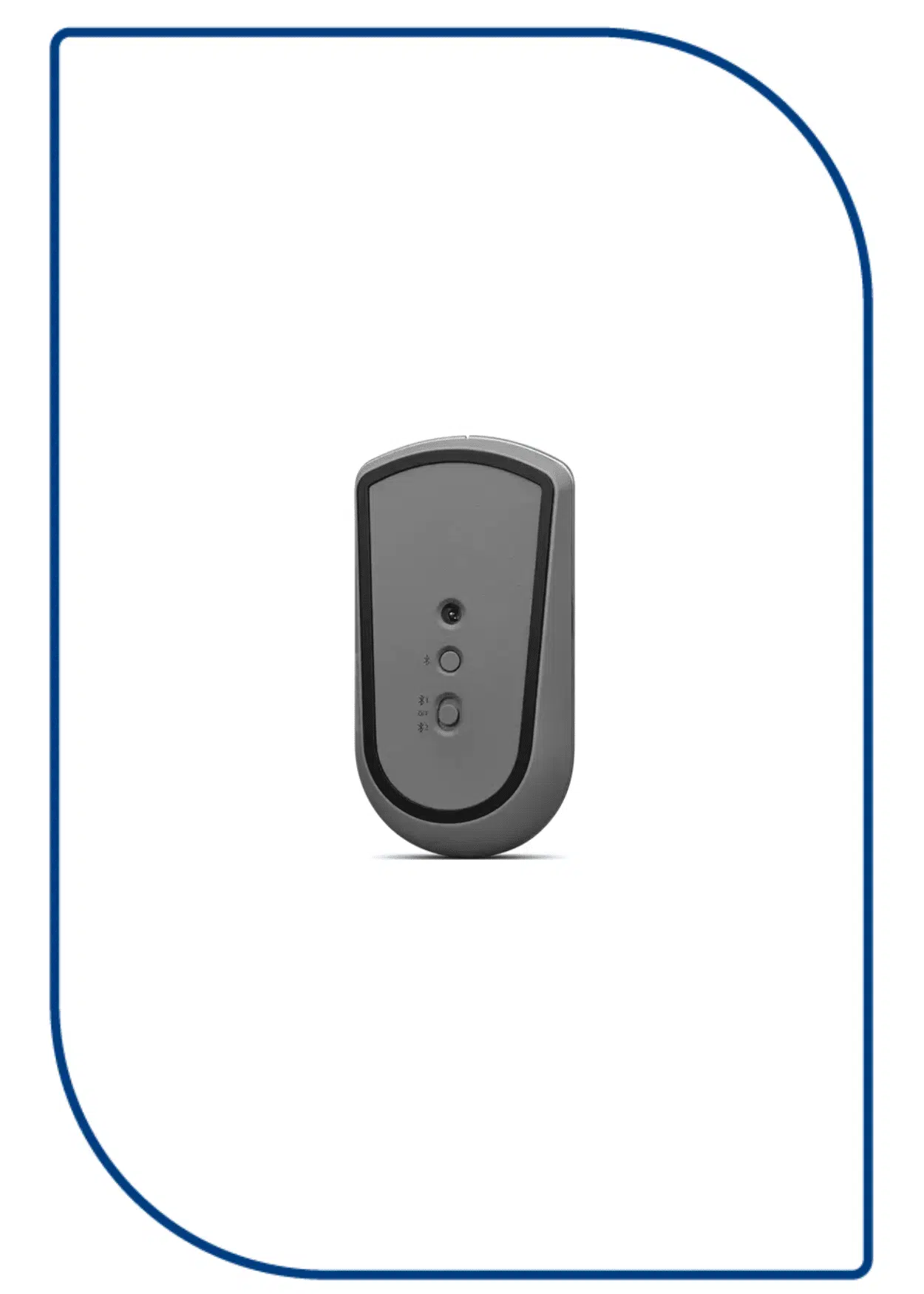 Lenovo 600 Bluetooth Silent Mouse Dual-host Bluetooth 5.0 to switch between 2 devices- Iron Grey (GY50X88832) GY50X88832
