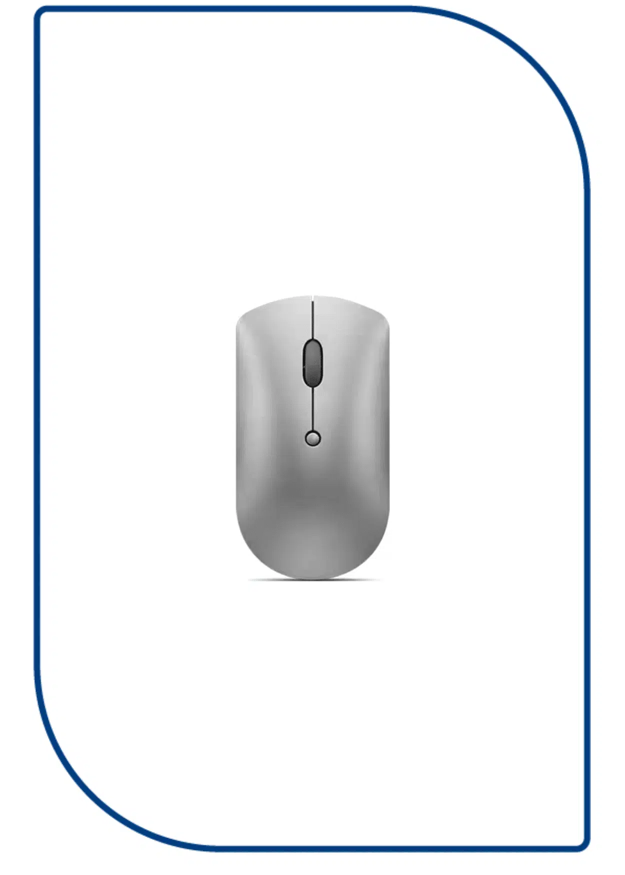 Lenovo 600 Bluetooth Silent Mouse Dual-host Bluetooth 5.0 to switch between 2 devices- Iron Grey (GY50X88832) GY50X88832