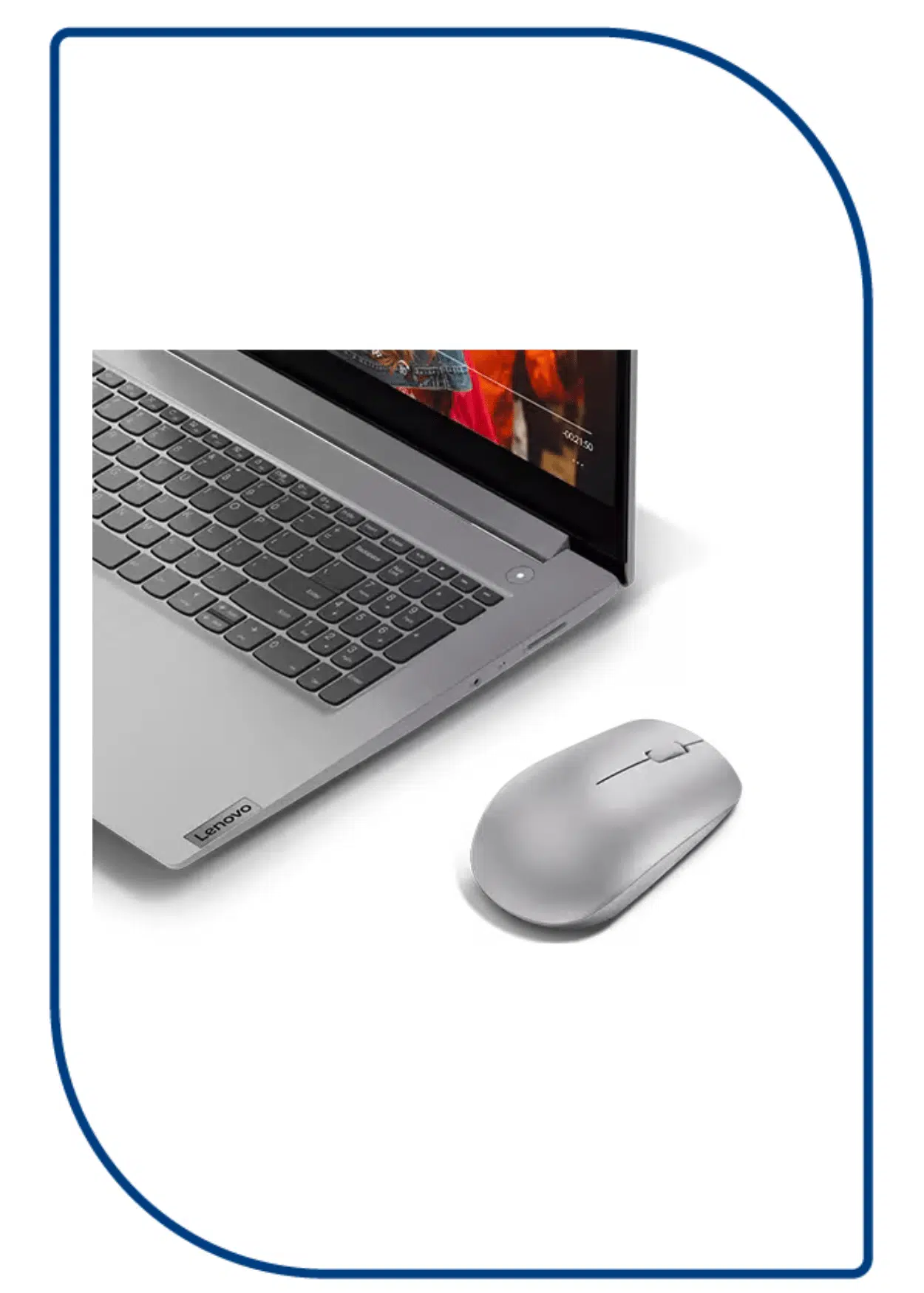 Lenovo 530 Wireless Mouse 1200 DPI - Platinum Grey (GY50Z18984) GY50Z18984