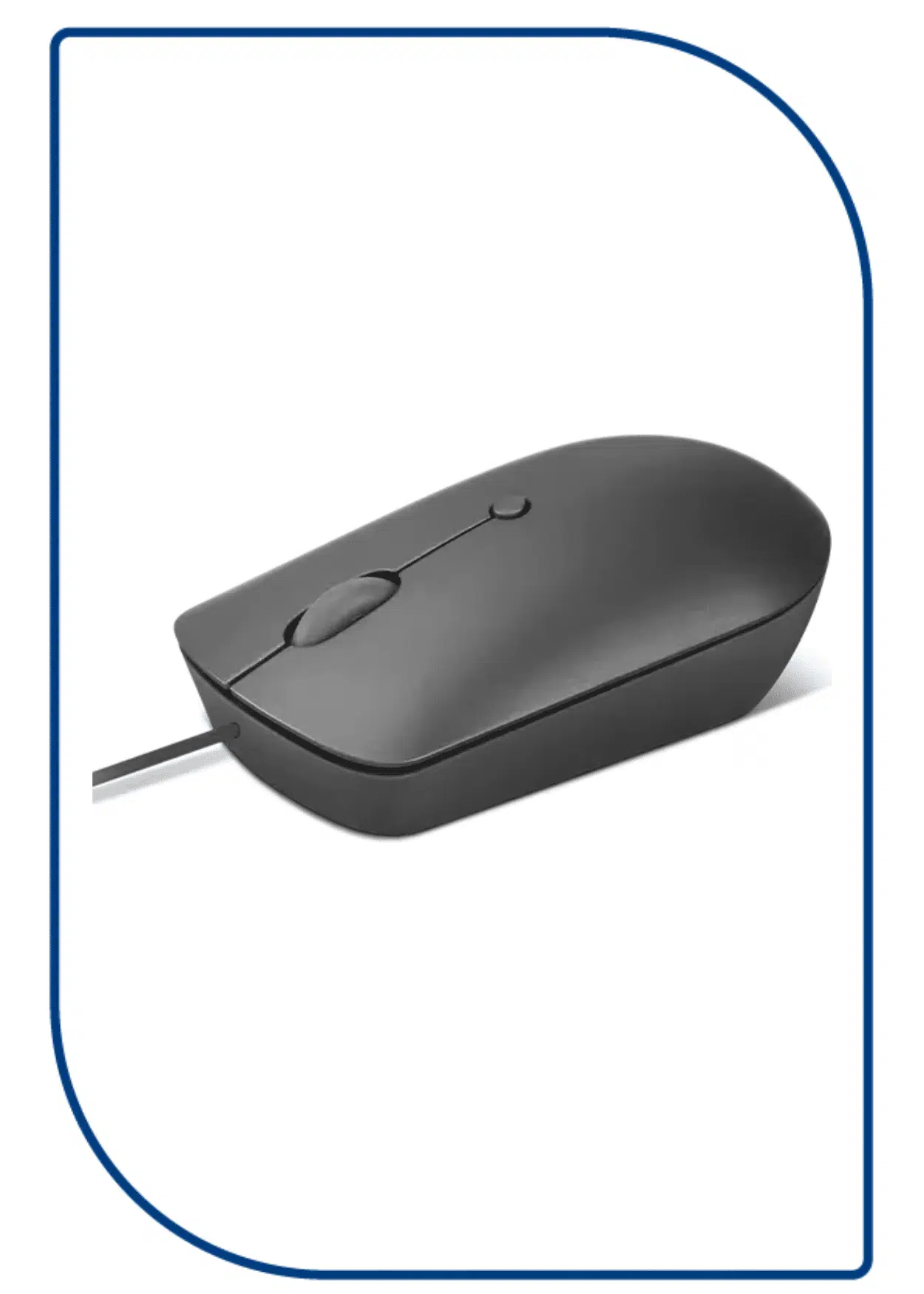 Lenovo 540 USB-C Compact Wired Mouse - Storm Grey (GY51D20876) GY51D20876