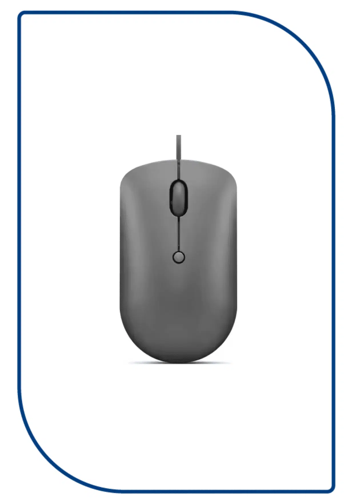 Lenovo 540 USB-C Compact Wired Mouse - Storm Grey (GY51D20876) GY51D20876
