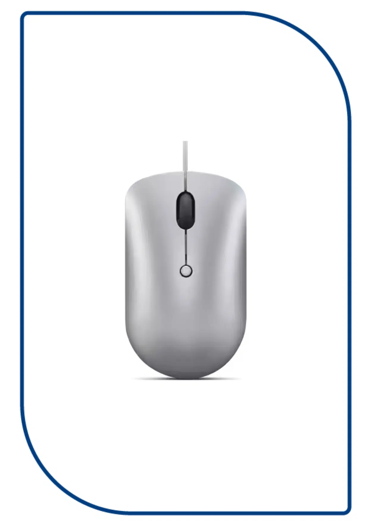 Lenovo 540 USB-C Compact Wired Mouse - Cloud Grey (GY51D20877) GY51D20877