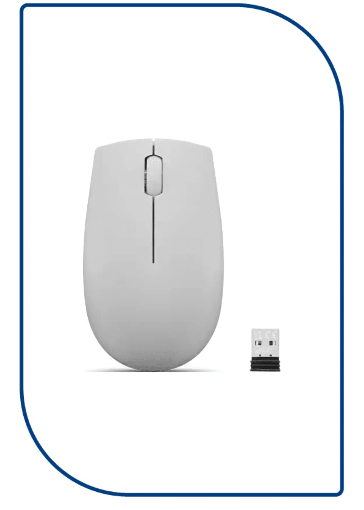 Lenovo 300 Wireless Mouse - Arctic Grey (GY51L15678) GY51L15678