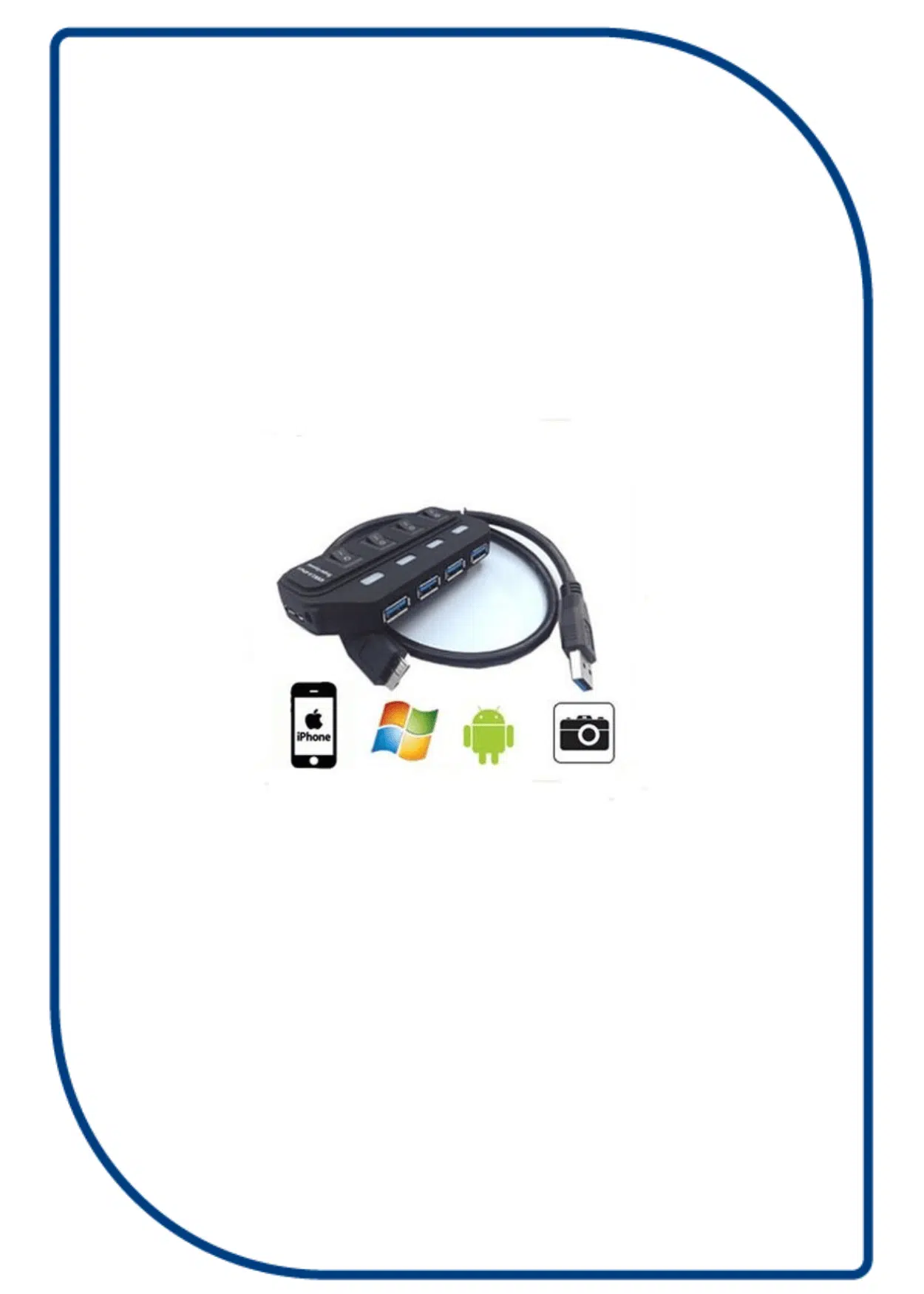 2B (US318) USB Port HUB Super Speed up to 5GB/S US318