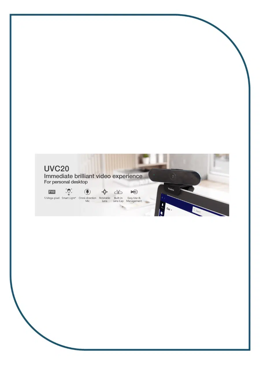Yealink UVC20 Full HD USB camera Desktop UVC20