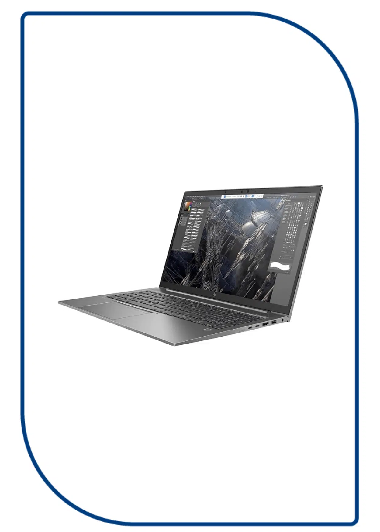 HP ZBook FireFly 15 G7 Mobile Workstation Laptop (Intel Core i7-10810U - 16GB DDR4 - M.2 512GB - Nvidia Quadro P520 4GB - 15.6 Inch FHD - Cam) Original Used ZBook FireFly 15 G7