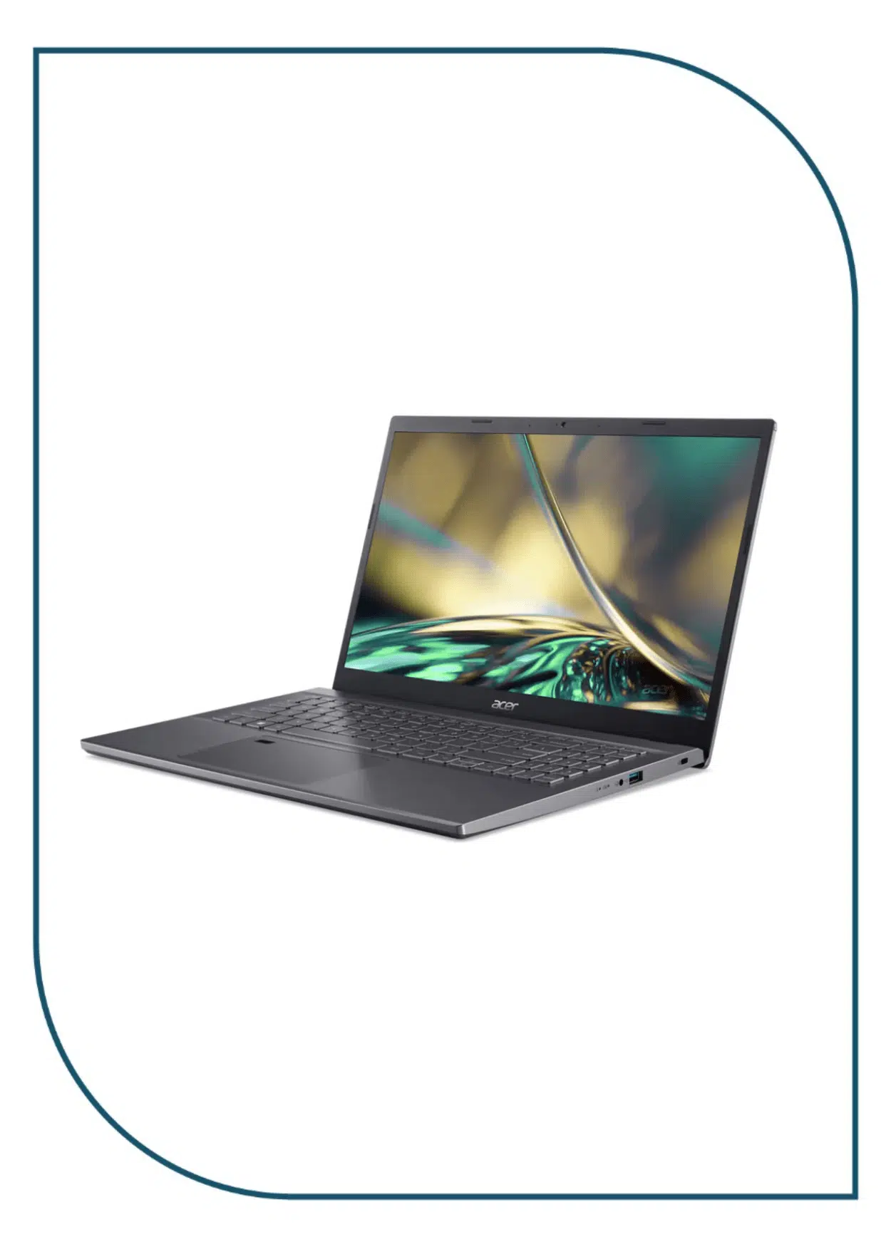 Acer (Aspire 5 A515-57G-56DQ) Laptop (Intel Core i5-1235U - 8GB Ram - M.2 NVMe 512GB - Nvidia RTX 2050 4GB- 15.6 Inch FHD IPS) - Steel Gray Acer (Aspire 5 A515-57G-56DQ) Laptop (Intel Core i5-1235U - 8GB Ram - M.2 NVMe 512GB - Nvidia RTX 2050 4GB- 15.6 Inch FHD IPS) - Steel Gray - Image 3